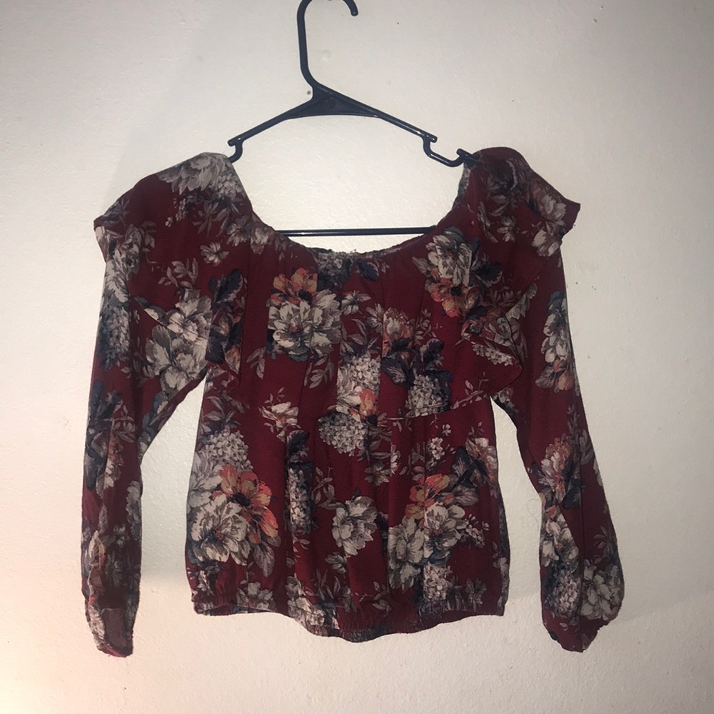 Off the shoulder shirt